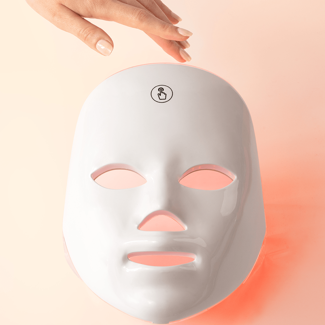 Full Coverage 7 Color Wireless LED Mask - GloSculpt Skin