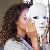 Full Coverage 7 Color Wireless LED Mask - GloSculpt Skin