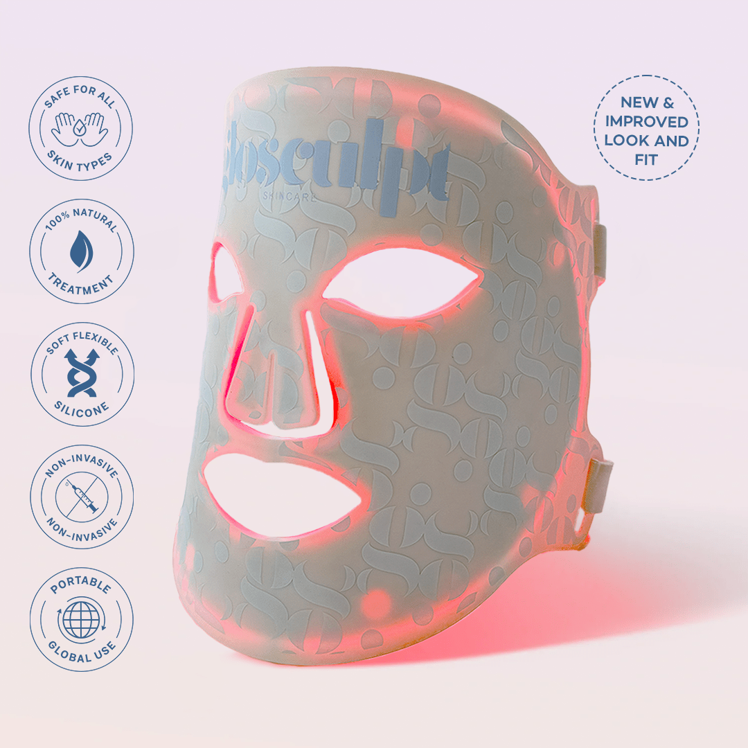 Glo 4 - in - 1 Pro LED Light Therapy Mask - GloSculpt Skin