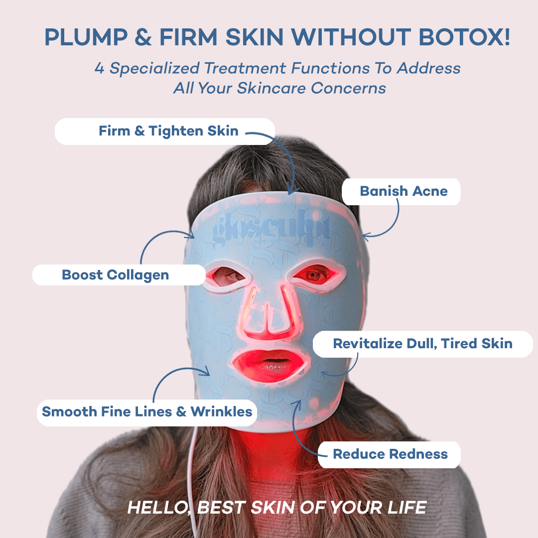 Glo 4 - in - 1 Pro LED Light Therapy Mask - GloSculpt Skin
