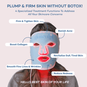 Glo 4 - in - 1 Pro LED Light Therapy Mask - GloSculpt Skin