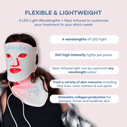 Glo 4 - in - 1 Pro LED Light Therapy Mask - GloSculpt Skin