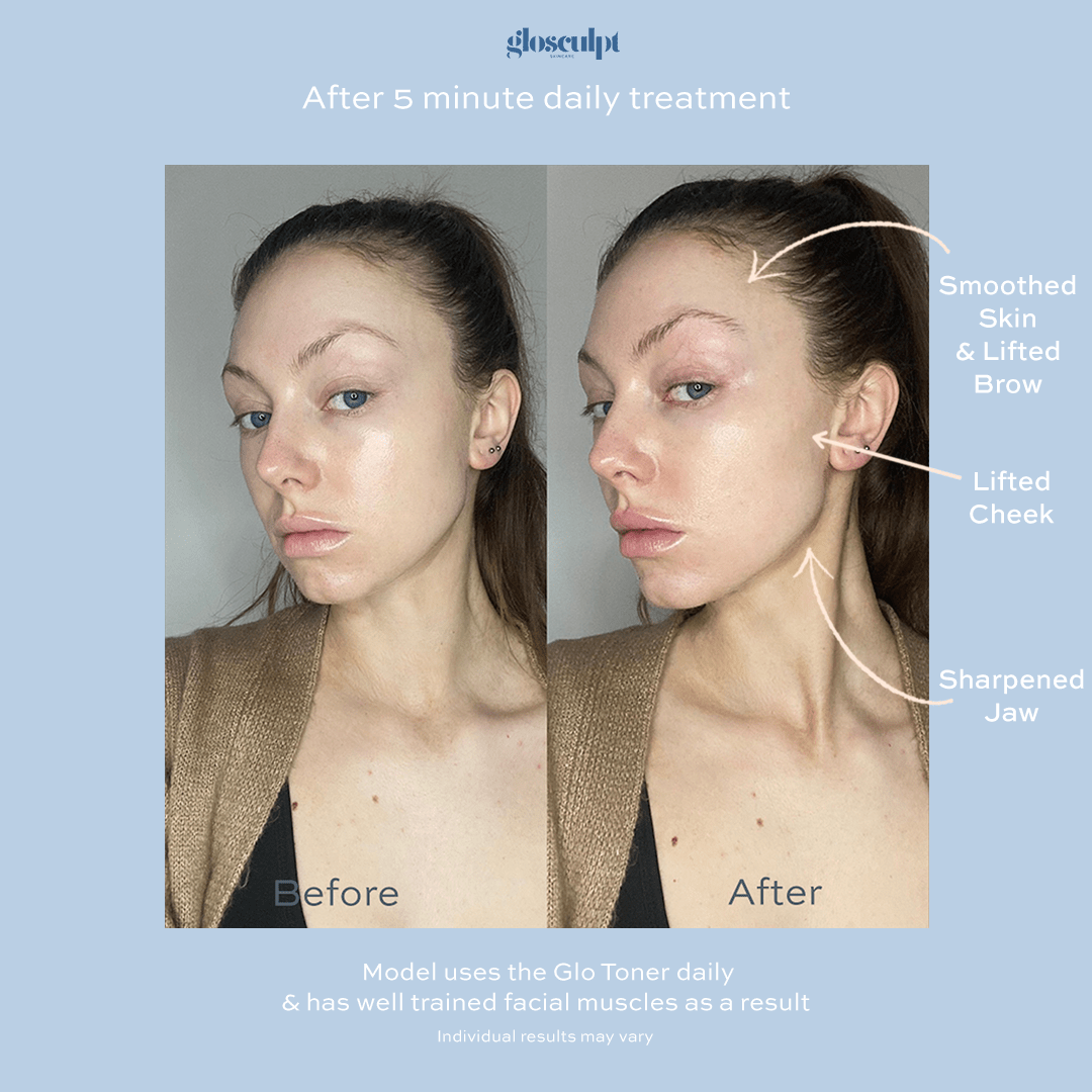 Glo Toner Device with LED Light Therapy - GloSculpt Skin