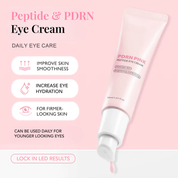 Light Activating PDRN Pink Peptide Eye Cream - GloSculpt Skin