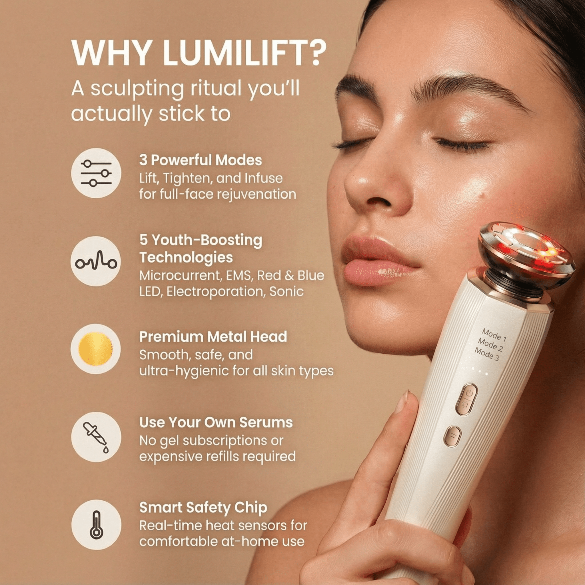 LumiLift Pro Wand - GloSculpt Skin