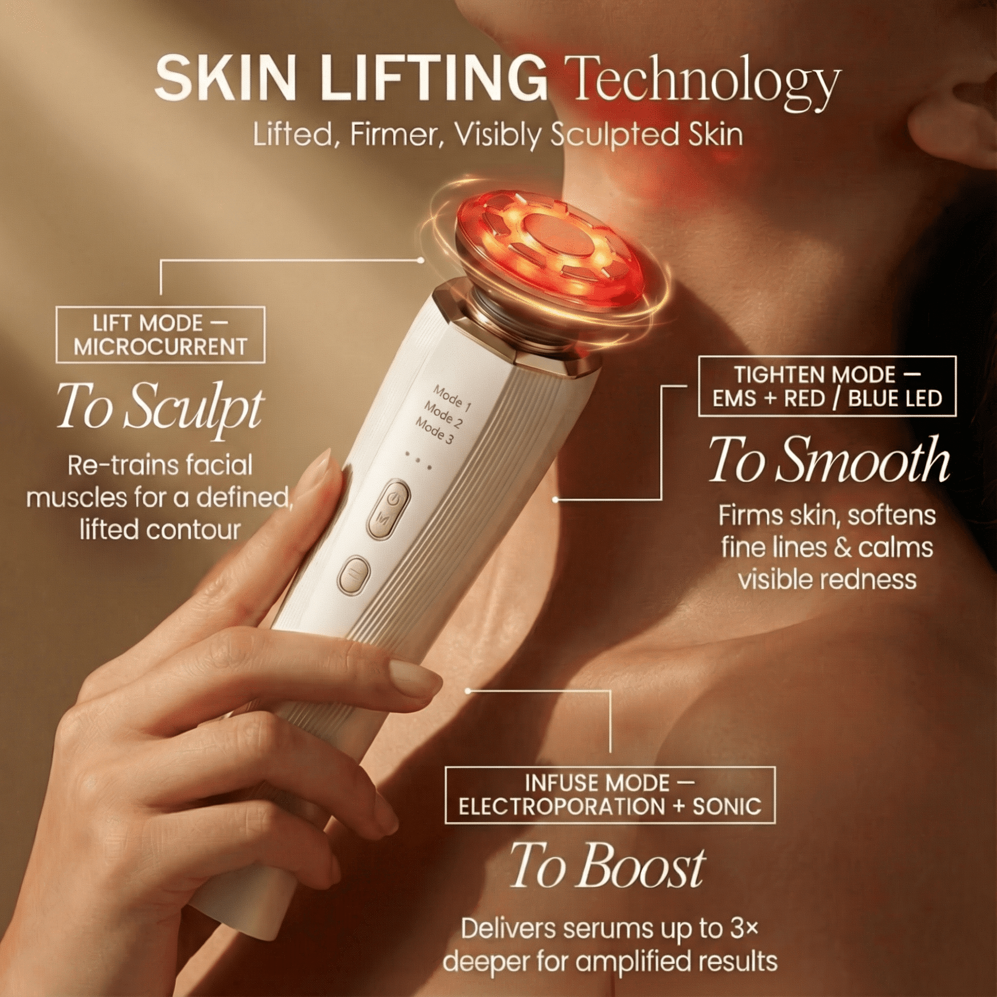 LumiLift Pro Wand - GloSculpt Skin